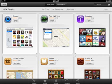 Afbeeldingsresultaten voor iOS App Store UI