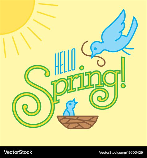 Image result for Hello Spring Drawing