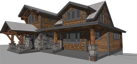 Image result for Timber Frame Cabin Build