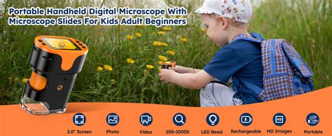 Image result for Handheld Microscope 100X