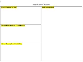 Create a Word Problem Template に対する画像結果