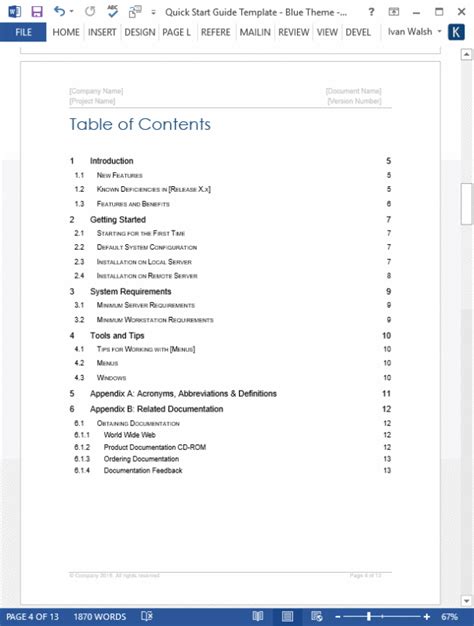 Image result for Quick Start Guide Layout