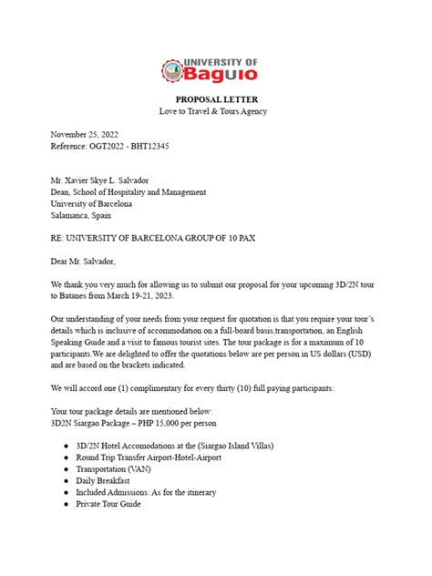 Image result for Have a Tour Request Letter