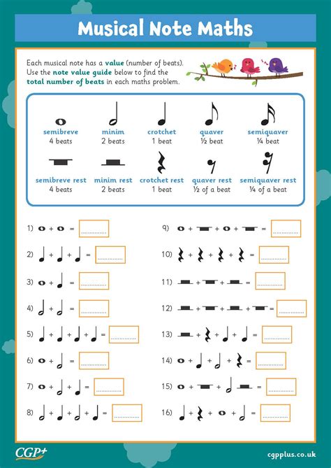 Image result for Music Note Values Worksheet Piterest