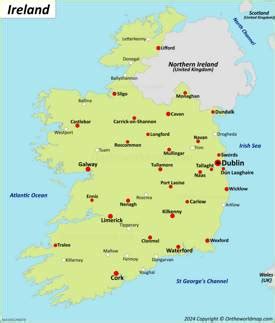 Image result for Ireland Country Map