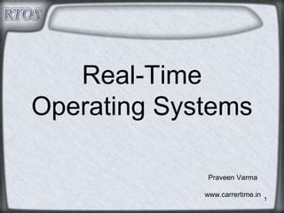Image result for Real-Time Operating System PPT