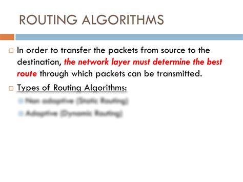 Image result for List the Diffrent Type of Routing Algorithm in Computer Networks