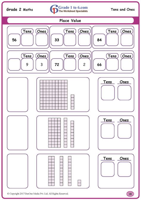 Image result for 2nd Grade Math Place Value Free Worksheets