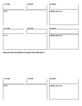 Create a Word Problem Template に対する画像結果