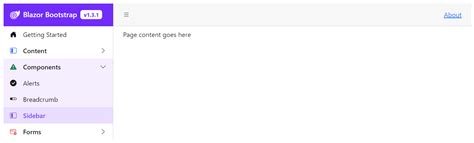 Afbeeldingsresultaten voor Blazor Sidebar Color Palet