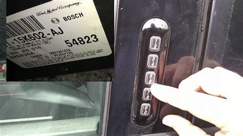 Toradh íomhá ar Factory Code for Ford Explorer Keyless Entry