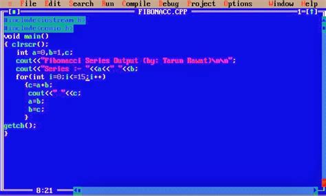 Image result for Fibonacci Sequence Code in C