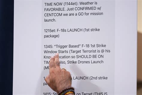 Toradh íomhá ar Signalgate Transcript