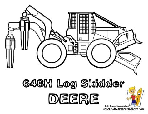 Image result for Backhoe Loader Coloring Page