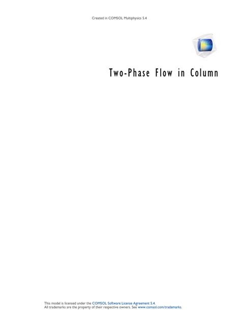 Image result for Two-Phase Flow in COMSOL