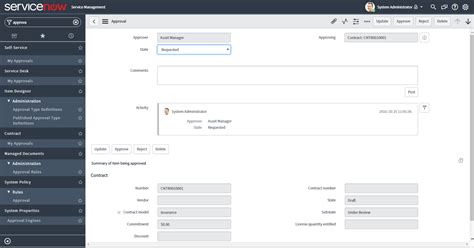 Image result for ServiceNow Contract Management Request