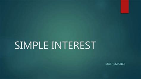 Image result for Simple-Interest Graphics