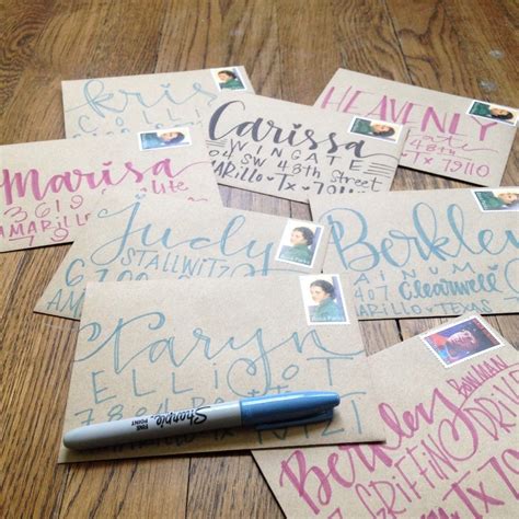 Image result for Hand Lettering Mail