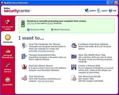 Image result for McAffe Scan Virus