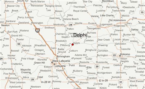 Image result for Delphi Indiana Map