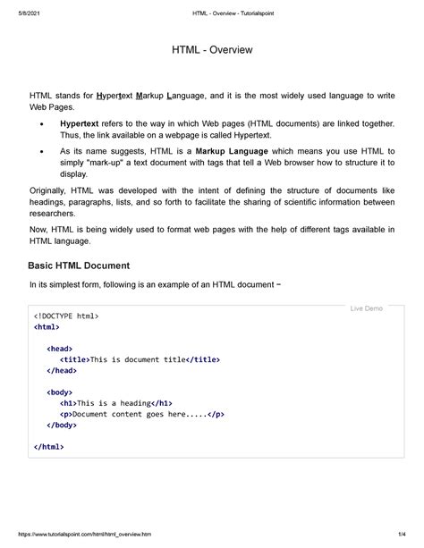 Image result for HTML Head/Body Example