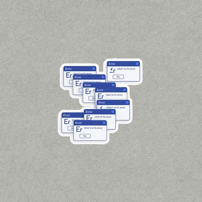Computer Error Stickers に対する画像結果