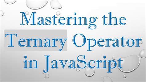 Image result for Ternary Operator JavaScript APA