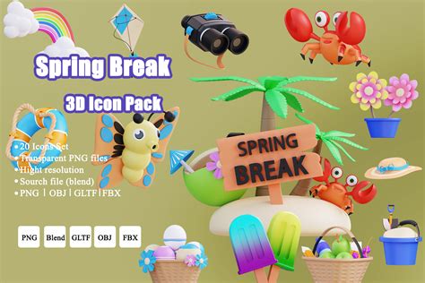 Image result for Spring Break Icon