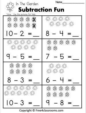 Image result for First Grade Subtraction