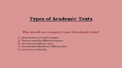 Image result for Academic Text Types