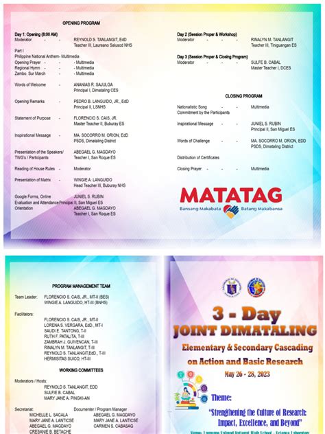 Sample of Opening a Course Program に対する画像結果