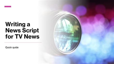 Image result for How to Create a News Script