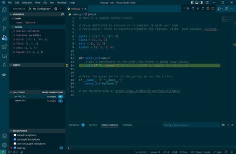 Image result for PyCharm Variable Monitor