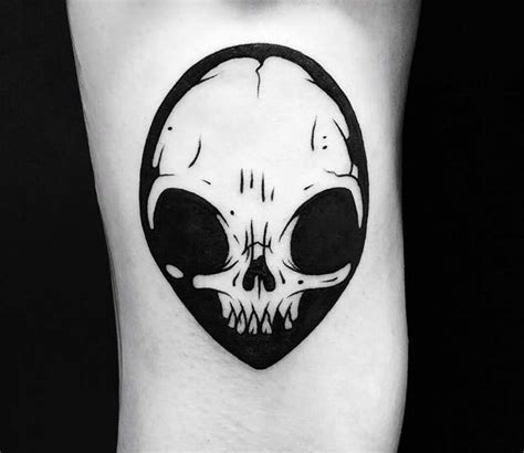 Image result for Alien Skull Tattoo Drawings