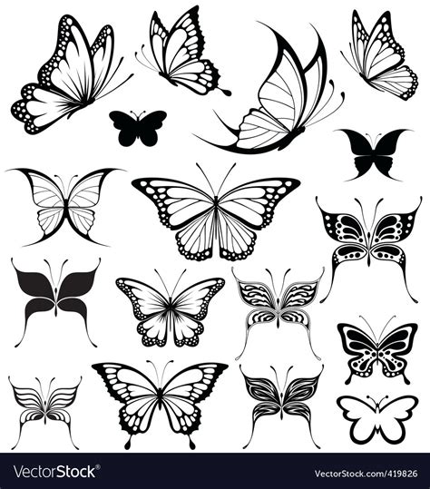 Image result for Simple Butterfly Vector