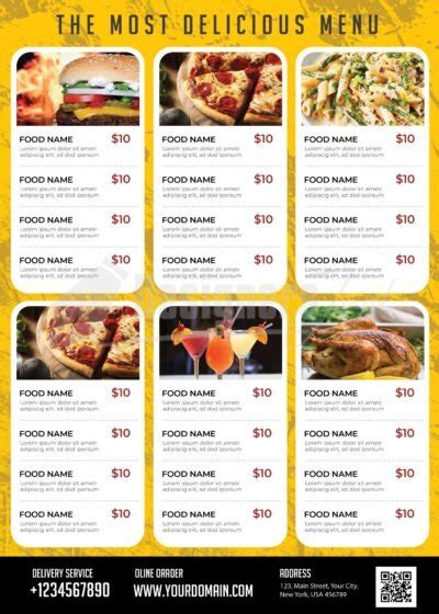 Image result for Restodent Menu Card Design