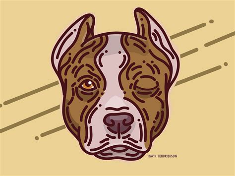 Image result for Pitbull Dog Design