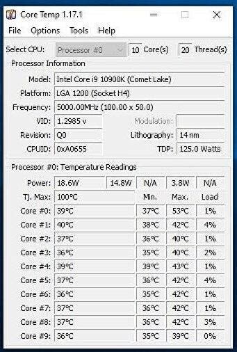 Afbeeldingsresultaten voor Optimal CPU Temp