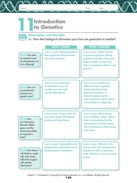 Image result for Genetics Introduction Worksheet