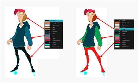 Character Color Coding に対する画像結果