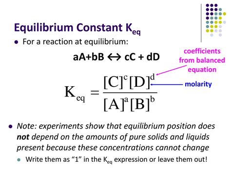 equilibrium constant に対する画像結果