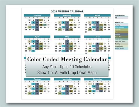 Afbeeldingsresultaten voor Small Box Color-Coded Calendar