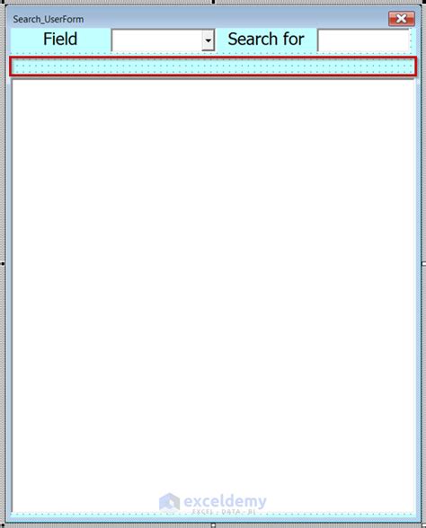Image result for Excel VBA Search Box Example