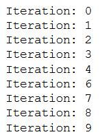 Toradh íomhá ar Difference Between Pass and Continue Python