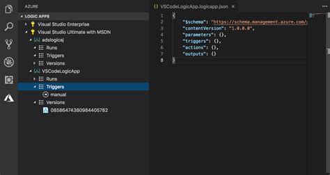 Afbeeldingsresultaten voor Visual Studio Code Designer Extension Logic App