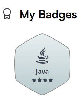 Afbeeldingsresultaten voor Top Badge in HackerRank in Java