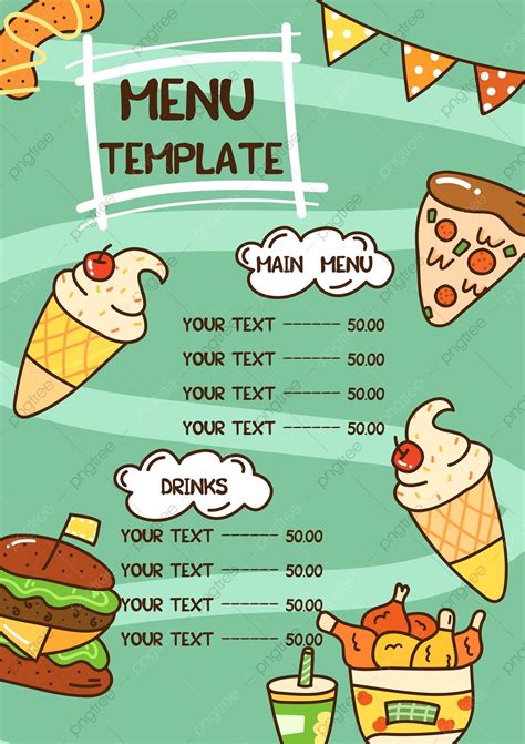 Image result for Cartoon. Sign Menu