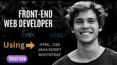 Image result for Front End Developer HTML/CSS Bootstrap