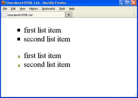 Toradh íomhá ar Order List in HTML Ex