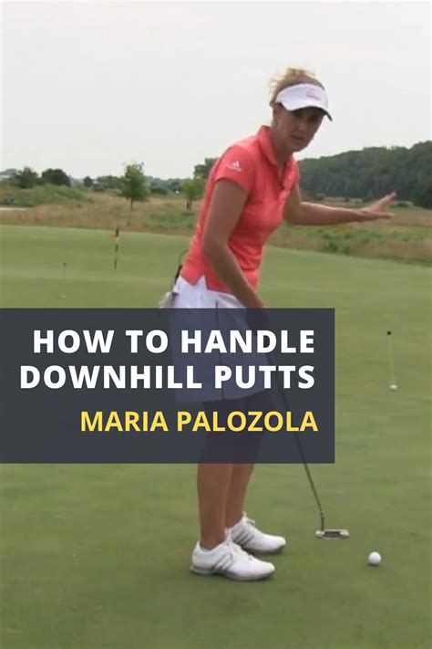 Image result for How to Putt Downhill